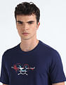 Flying Machine Dragon Logo Cotton T-Shirt