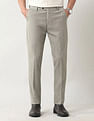 Arrow Slim Fit Textured Trousers