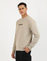 Calvin Klein Jeans Embroidered Logo Crew Neck Sweatshirt