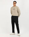Calvin Klein Jeans Embroidered Logo Crew Neck Sweatshirt