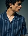 Flying Machine Vertical Striped Original Cuban Shirt