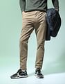 Flying Machine Slash Slim Tapered Fit Solid Trousers