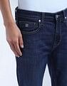 Flying Machine Slash Slim Tapered Fit Whiskered Jeans