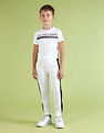 U.S. Polo Assn. Kids Boys Brand Printed Regular Fit Joggers