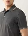 Arrow Textured Regular Fit Polo Shirt