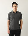Arrow Textured Regular Fit Polo Shirt