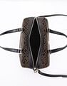 Tommy Hilfiger Logo Black Pu Handbag