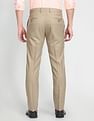 Arrow Self Design Tailored Fit Formal Trouser