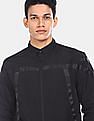 Flying Machine Tonal Tape Solid Bomber Jacket
