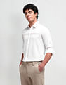 Arrow Newyork Manhattan Slim Solid Shirt