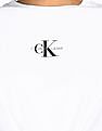 Calvin Klein Women White Crew Neck Logo T-Shirt
