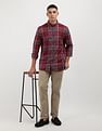 Tommy Hilfiger Natural Soft Flex Plaid Shirt
