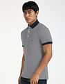 Tommy Hilfiger Striped Slim-Fit Cotton Polo Shirt