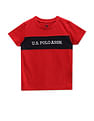 U.S. Polo Assn. Kids Boys Crew Neck Cotton T-Shirt