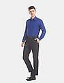 Arrow Newyork Slim Fit Barrel Cuff All Over Check Formal Shirt