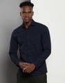 Tommy Hilfiger Solid Spread Collar Shirt