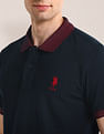 U.S. Polo Assn. Solid Slim Fit Polo Shirt