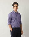 Arrow Textured Liberty Classic Fit Autopress Shirt