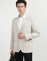 Tommy Hilfiger Honeycomb Basket Weave Structured Blazers