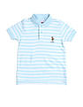 U.S. Polo Assn. Kids Boys Horizontal Striped Regular Fit Polo T shirt