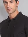 AD by Arvind Wrinkle Resistant Quick Dry Smart Polo Shirt