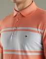 Tommy Hilfiger Striped Slim-Fit Cotton Polo T-Shirt