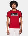 Arrow Sports Contrast Panel Logo Applique T-Shirt