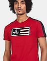 Arrow Sports Contrast Panel Logo Applique T-Shirt