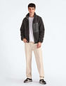 Flying Machine Colour Block Sherpa Jacket