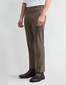 Arrow Regular Fit Solid Trousers
