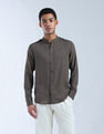 Flying Machine Vertical Striped Regular Fit Color Of Home Shirt