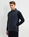 Arrow Sport Solid Regular Fit Reversible Packable Jacket