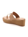 U.S. Polo Assn. Women Toe Separator Alessia Wedge Sandals