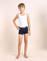 USPA Innerwear Boys Mid Rise Cotton Spandex Trunks - Pack Of 3