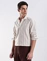 Calvin Klein Jeans Vertical Stripes Slim Fit Dobby Woven Shirt