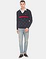U.S. Polo Assn. Star Pattern V- Neck Sweater