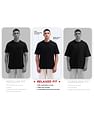 Flying Machine Solid Pattern Relaxed Fit T-Shirt