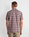 Arrow Sports Short Sleeve Tartan Check Shirt