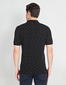 Arrow Sports Compact Cotton Logo Print Polo Shirt
