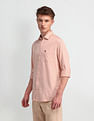 Arrow Sports Solid Dobby Shirt