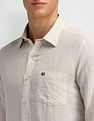 Arrow Sport Solid Manhattan Slim Fit Shirt