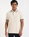 Tommy Hilfiger Solid Regular-Fit Cotton Polo Shirt