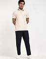 Tommy Hilfiger Solid Regular-Fit Cotton Polo Shirt