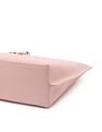 Tommy Hilfiger Solid Pink Pu Tote Bag