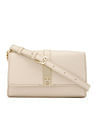 Tommy Hilfiger Solid Beige Pu Sling Bag