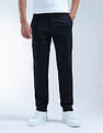 Flying Machine Mid Rise Slash Slim Tapered Fit Trouser