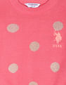 U.S. Polo Assn. Kids Crew Neck Polka Dot Sweater