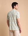 U.S. Polo Assn. Floral Printed Slim Fit Polo Shirt