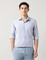 Arrow Textured Cotton Autopress Shirt