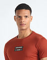 Flying Machine Crew Neck Solid T-Shirt